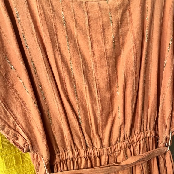 Ace & Jig Orange Jumpsuit with Gold Accents - Picture 3 of 5